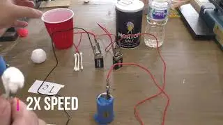 Etching with Electricity! - using a 9v battery on a socket.