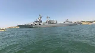 Обзорная экскурсия в бухте Севастополя перед днём ВМФ России. 24 июля 2021г.