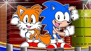 Sonic and Tails Dance Meme but it's in Chemical Plant Zone (Sonic 2)