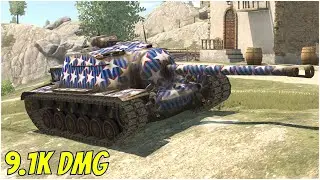 T110E3 - 9.1K DMG 3 KILLS ● WoT Blitz