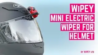 the WiPEY - Mini Electric Wiper for Bikers and Scooterists