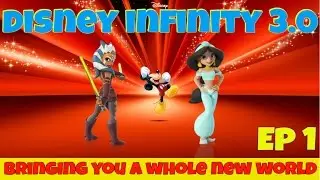DISNEY INFINITY 3.0 | JASMINE AND AHSOKA Gameplay - A WHOLE NEW MAGIC WORLD | TOY BOX | HD