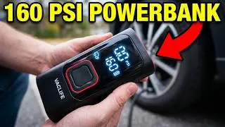 VACLIFE 160PSI AIR COMPRESSOR & POWERBANK (Portable Air)