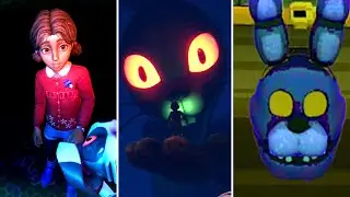 FNAF Help Wanted 2 - ALL ENDINGS (Glitchtrap, Vanny, Bonnie)