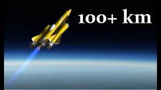 Karman Line 100+ km on Jet Engines | Mandy Peters rides the Stormhornet |KSP RSS/RP-1 |