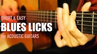 3 Useful Blues Licks for Acoustic Guitar