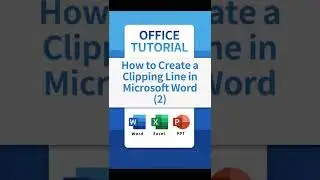 How to Create a Clipping Line in Microsoft Word (2)