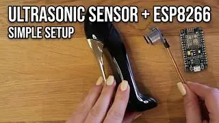 ESP8266 Ultrasonic Sensor Tutorial: HY-SRF05 Distance Measurement (Arduino IDE)