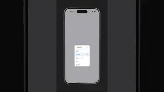 Custom Drop Down Menu SwiftUI IOS: 15.0+