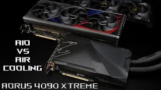 RTX 4090 360 AIO VS AIR COOLING:  FT AORUS XTREME RTX 4090 & ASUS ROG RTX 4090 STRIX OC.