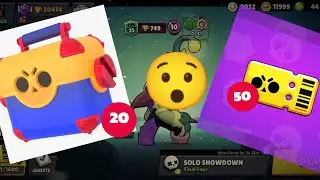 Brawl stars otevřel jsem 20 Mega boxů a celý brawl pass 😯
