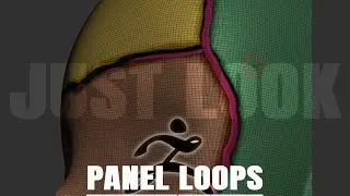【ZBrush 2022】【memo】Method of muscle carving along poly groups, panel loops　ポリグループに沿って筋彫りをする方法、パネルループ