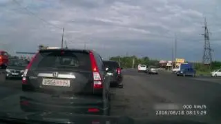 ДТП в Рязани из-за неработающего светофора.