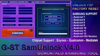 FRP  Tool G-ST SamUnlock V4.0 - Solusi Memperbaiki Samsung