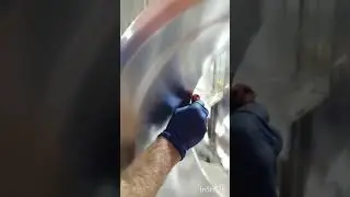Процесс браширования диска.