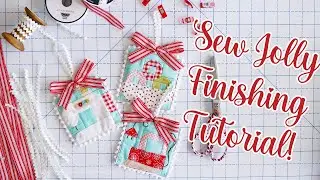 🎄Sew Jolly Quilty Ornament FINISHING! (Beginner Friendly!)