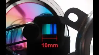 World's smallest CRT colorized, Col-R-Tel based color wheel converter.