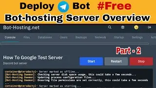 How to deploy Telegram bot Server Overview ?