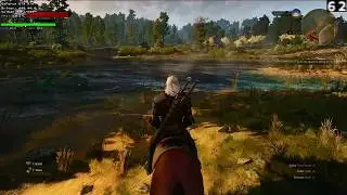 Witcher 3 near ULTRA quality - Wine 5 rc4 + DXVK 1.5.1 - White Orchard 