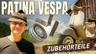 Vespa im Patina-Look: Künstlerisch gealterte Neuteile für eine perfekte Oldtimer-Optik!