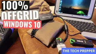 100% Offgrid Digital Comms - Air Gapped Windows Demo [Unedited]