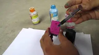 HOW TO REFILL HP 678 COLOR INK CARTRIDGE