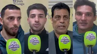 حديث مدرب النجف عبد الغني شهد، واللاعبان محمود المواس واحمد مكنزي بعد مباراة النجف والشرطة..