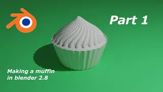 Making a muffin in blender 2.8 (Modeling) #part 1