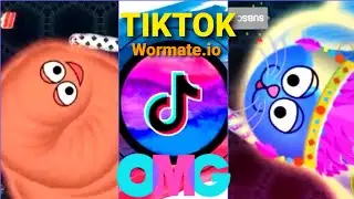 TIK TOK Viral Cacing Wormate.io || Goyang Mama Muda-Kumpulan Cacing Tik tok