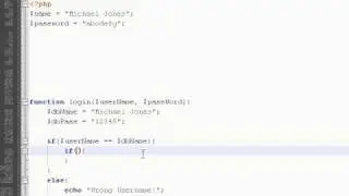 PHP Tutorial Video 11: Using If Statements with Functions.  More on PHP Functions