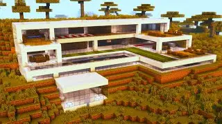 Minecraft - How to build a Luxury Savanna Mansion