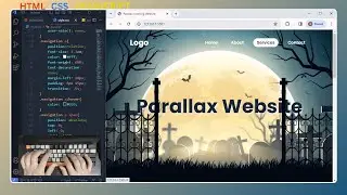 ASMR Programing - How to make Parallax scrolling website in html css and Js