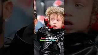 When Drake found out about his son 😳 #viral #funny