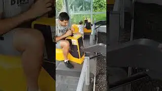 Продолжение: Тим и папа осваивают экскаватор — полное видео!