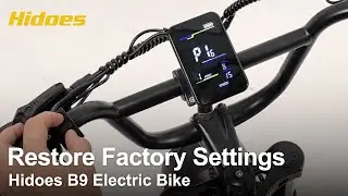 Restore Default Settings | Hidoes B9 Electric Bike