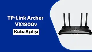 TP-Link Archer VX1800V modem router unboxing and setup via phone.