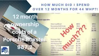 Porsche 987.2 12 month ownership costs - Maintenance and Mods