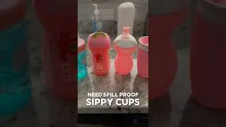 Spill Proof Sippy Cups! 😍