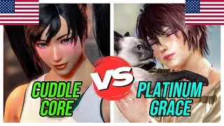 Tekken 8 ▰ Cuddle Core (#10 XIAOYU) Vs  Platinum Grace (#6 LILI) ▰ RANKED Matches!