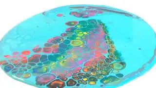 #39 Acrylic pouring, big cells! & ARTEZA acrylics review