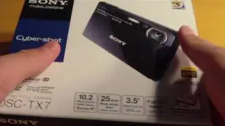 Sony DSC-TX7 Digital Camera Unboxing
