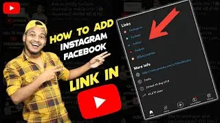 How to add social media link in your YouTube channel in mobile 2021 | Vikash Yadav |