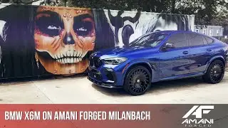 BMW X6M on Amani Forged Milanbach