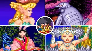 Game n°357 - Gokujou Parodius ( SNES ) All bosses