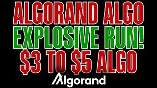🚨ALGORAND ALGO🔥$3 TO $5 ALGO EXPLOSIVE RUN🚨DON'T GET FUDDED OUT!