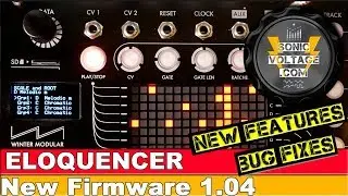 Eloquencer New 1.04 Features Update! Eurorack Modular Sequencer