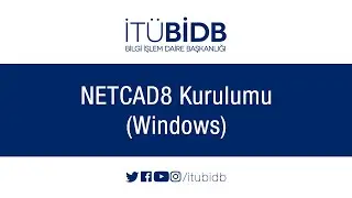 NETCAD 8 Kurulumu (Windows)