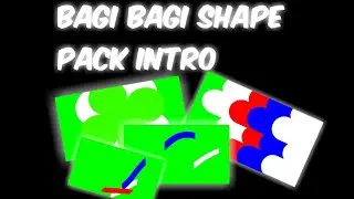 FLIXEYE 2D SHAPE PACK!!(GREEN SCREEN)