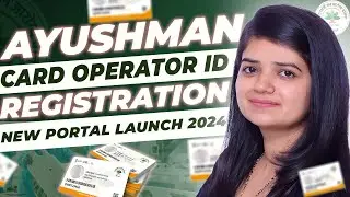 Ayushman Card Operator Id Registration 2024