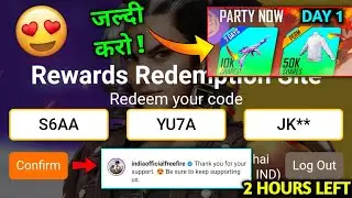 FREE FIRE REDEEM CODE FOR TODAY 22 JUNE | FF REWARDS REDEEM CODE | FF REDEEM CODE TODAY 22 JUNE